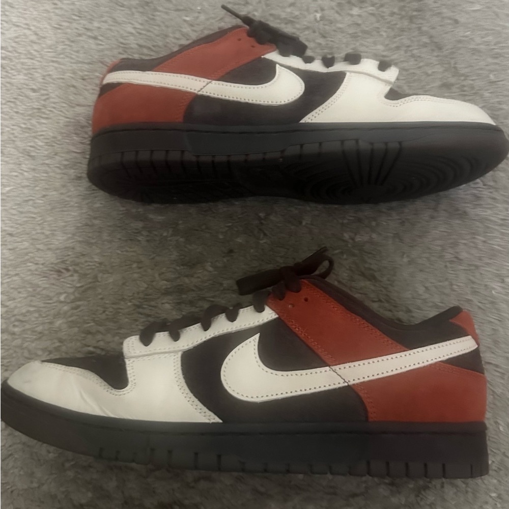 Pre Own Size 11.5 mens Nike Dunk Low Red Panda dunks - Picture 2 of 9